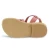 Attica Persephone Sandales gladiateur pour enfant en cuir nubuck marron faits à la main en Grèce