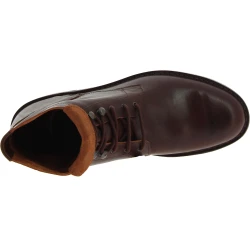 Bottines femme en cuir marron foncé artisanales fabriqué en Italie