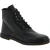 Men's black leather ankle boots handmade in Italy