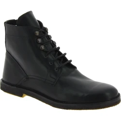 Bottines femme en cuir noir artisanales fabriqué en Italie
