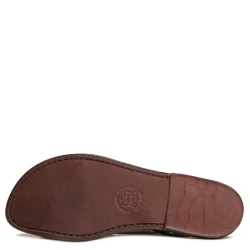 Sandale cuir artisanale pour famme couleur marron