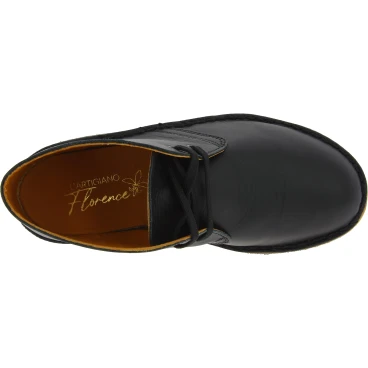Child's chukka boots in yellow leather handmade in Italy