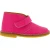 Fuchsia leather chukka boots for kids handmade in Italy