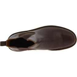 Botín Beatles en piel marrón oscuro y suela Vibram