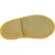 Child's ankle shoes in yellow genuine leather handmade in Italy