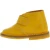 Child's ankle shoes in yellow genuine leather handmade in Italy