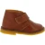 Brown leather child ankle boots handmade in Italy