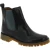 Chelsea boots damen leder schwarz und Vibram-Sohle