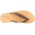 Tongs homme en cuir nubuck marron foncé fait main en Grèce