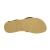 Sandalias de dedo para hombre en cuero nobuck marron hechas a mano