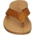 Handgefertigte Braune Herren-Zehensandalen leder