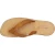Handmade tan leather thongs for men with leather sole