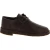 Scarpe basse da donna in pelle marrone scuro con fodera in agnello