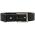 Ceinture en cuir veritable noir avec boucle rectangulaire en métal classique