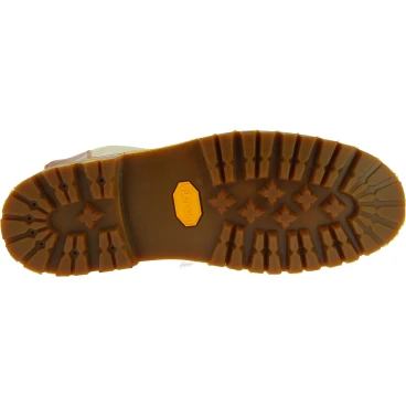 Beatles-Stiefelette aus braunem Leder und Vibram-Sohle