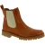 Beatles-Stiefelette aus braunem Leder und Vibram-Sohle