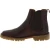 Stivaletto beatles donna in pelle marrone scuro e suola Vibram