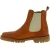 Stivaletto beatles donna in pelle marrone e suola Vibram