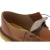 Women's tan leather low top shoes with winter lining