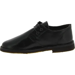 Scarpe basse da donna in pelle nera con fodera invernale