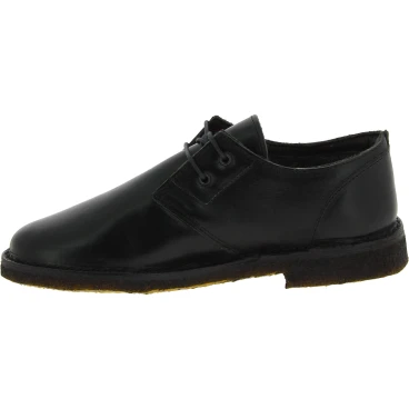 Zapatos bajos para mujer de cuero negro con forro de invierno