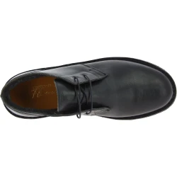 Niedrige Lederschuhe Mann Schwarz mit Winterfutter