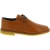 Men's tan leather low top shoes with winter lining
