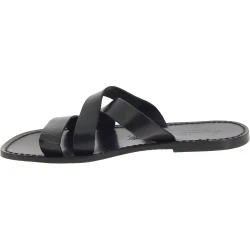 Handgemachte Schwarzem Leder Herren Pantoffeln Sandalen