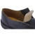 Men's dark brown leather low top shoes with winter lining