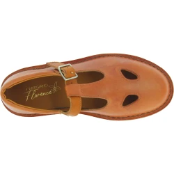 Chaussures salomé femme en cuir marron artisanales fabriqué en Italie