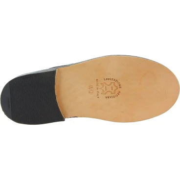 Chaussures salomé femme en cuir marron foncé artisanales fabriqué en Italie