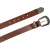 Cintura western donna in cuoio con puntale in metallo inciso