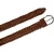 Ceinture tressée à la main en cuir cognac au tannage végétal