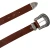 Ceinture western en cuir pour femme avec boucle gravé