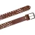 Handmade metal studded leather belt brown color unisex