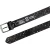 Ceinture cloutée en cuir noir de 3,5 cm unisexe