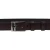 Ceinture en cuir marron foncé boucle rectangulaire avec épingle plate