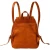 Mochila de mujer en piel de becerro 100% hecha a mano en Italia.