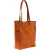 Tote bag in tan leather handmade in Tuscany