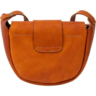 Mini bolso para mujer en cuero suave hecho a mano en Italia