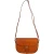 Women's crossbody bag handmade tan vegetable-tanned leather