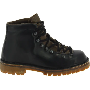 Stivale da montagna donna fashion color nero artigianale