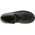 Bota de montaña mujer en piel color negro con suela de crepe