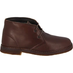 Desert Lederboots Damen dunkelbraun mit Winterfutter