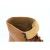 Women's tan leather ankle boots with winter lining