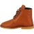 Women's tan leather ankle boots with winter lining