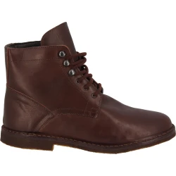 Herren stiefeletten aus Dunkelbraun Leder mit Winterfutter