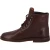 Men's dark brown leather ankle boots with winter lining