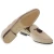 Mocassino con nappine in pelle di camoscio beige fatto a mano da Fratelli Borgioli