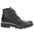 Lace-up boot in black antiqued calfskin - Fratelli Borgioli - Italian craftsmanship